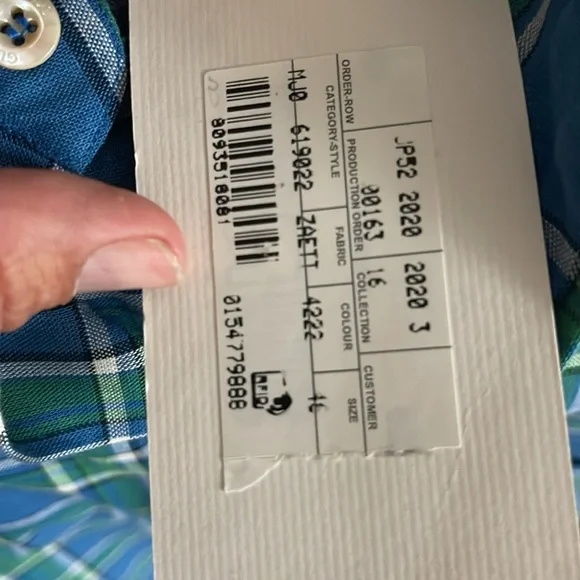 Gucci Blue Plaid Shirt